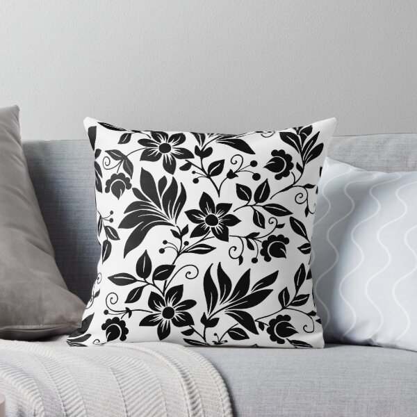 Item preview, Night Garden Flowers (Black) designed and sold by Summer-Winter.