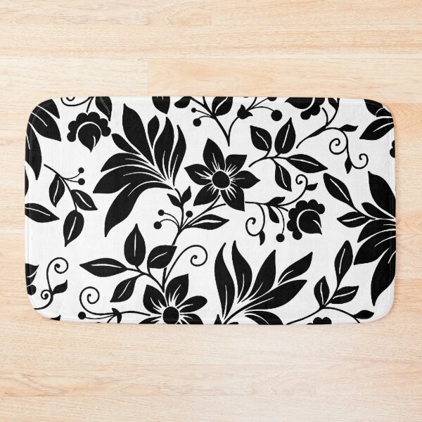 Item preview, Night Garden Flowers (Black) designed and sold by Summer-Winter.