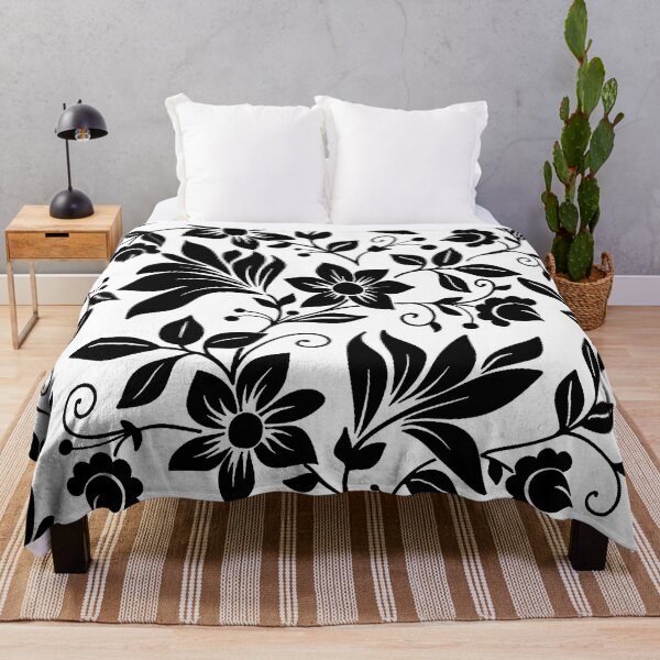Item preview, Night Garden Flowers (Black) designed and sold by Summer-Winter.