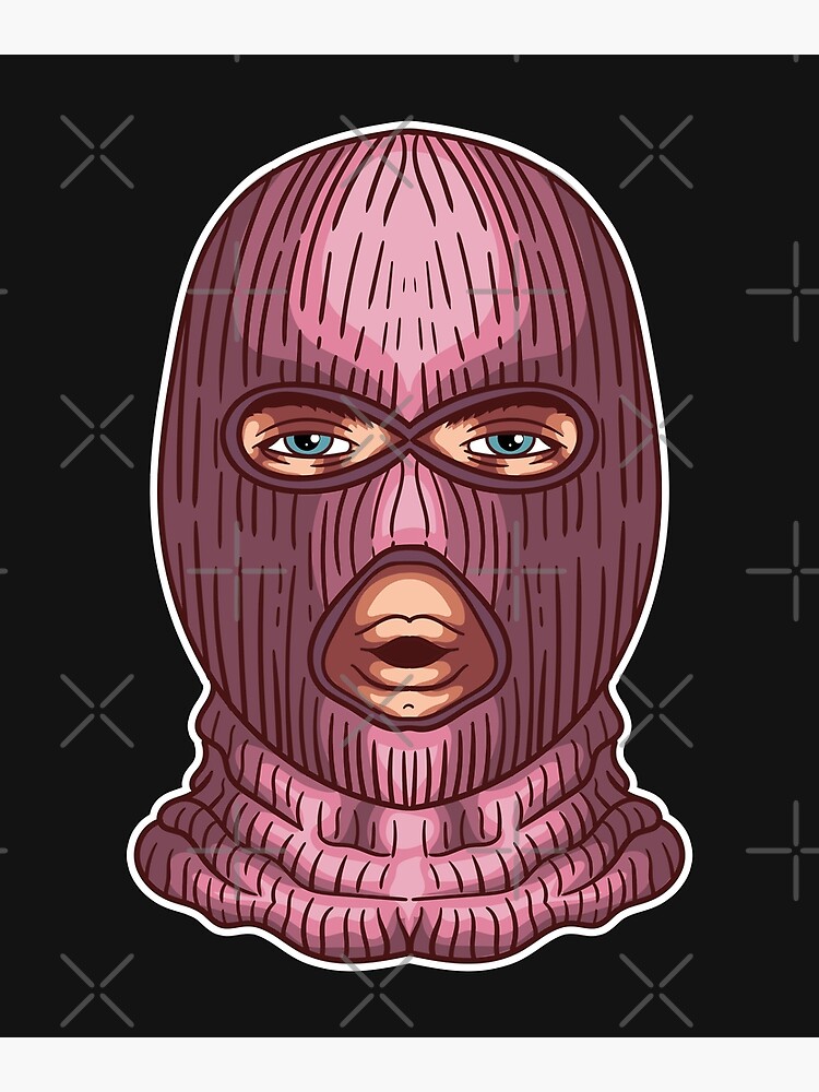 Pink Ski Mask Photographic Print for Sale by mrhomebiz