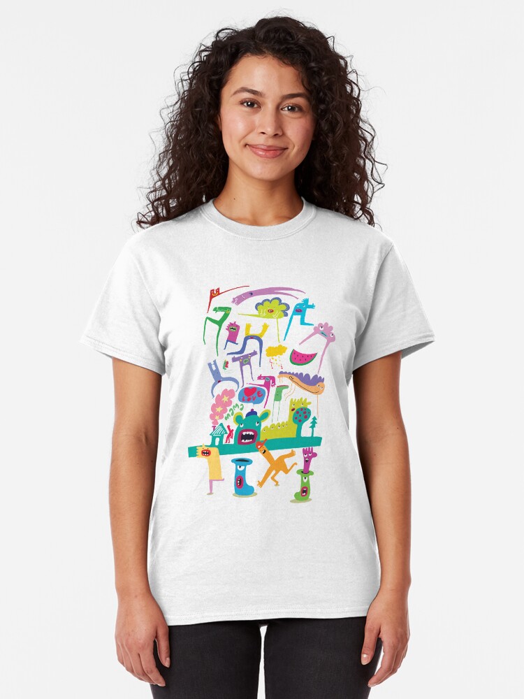 Alternate view of Classic Doodles Classic T-Shirt