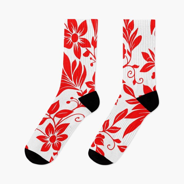Item preview, Night Garden Flowers (Red) designed and sold by Summer-Winter.