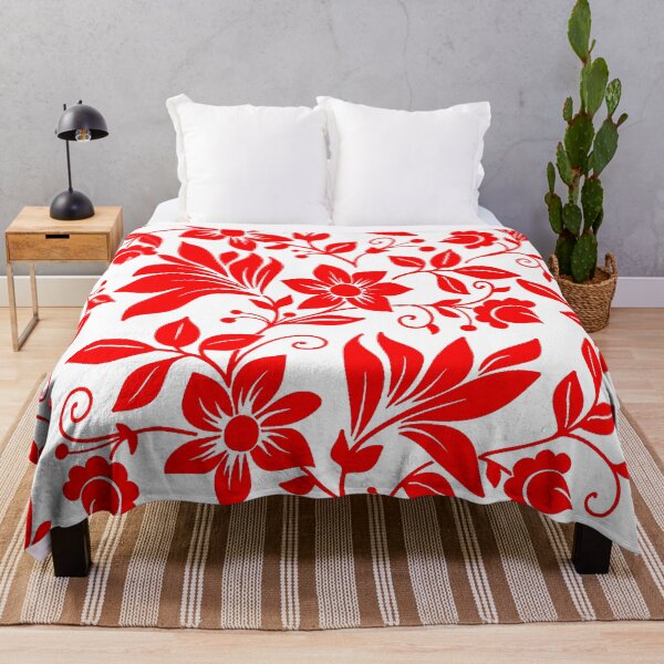 Item preview, Night Garden Flowers (Red) designed and sold by Summer-Winter.