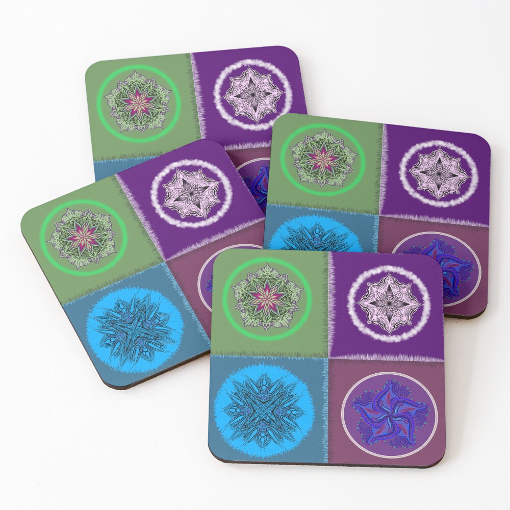 Item preview, Coasters (Set of 4) designed and sold by DragonflycreatN.