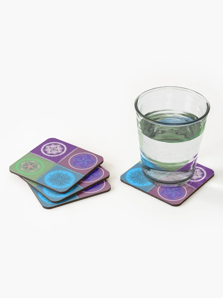 Thumbnail 2 of 5, Coasters (Set of 4), patchwork designed and sold by DragonflycreatN.