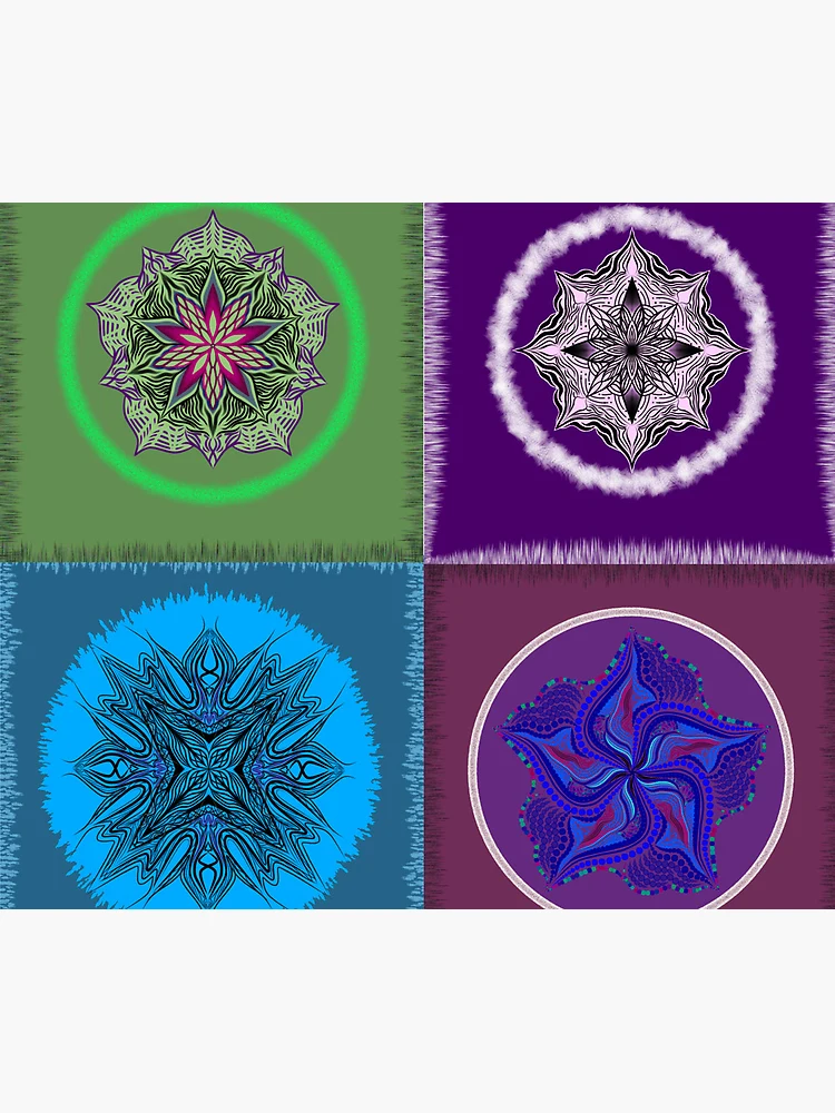 Thumbnail 5 of 5, Mouse Pad, patchwork designed and sold by DragonflycreatN.