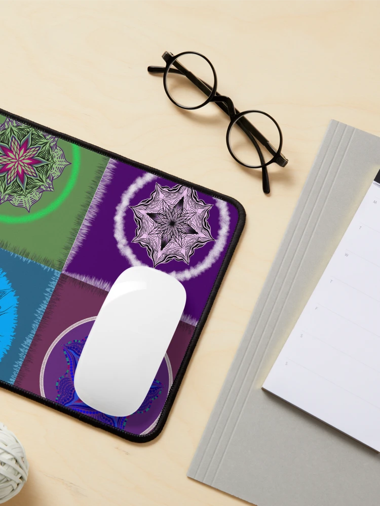 Thumbnail 3 of 5, Mouse Pad, patchwork designed and sold by DragonflycreatN.