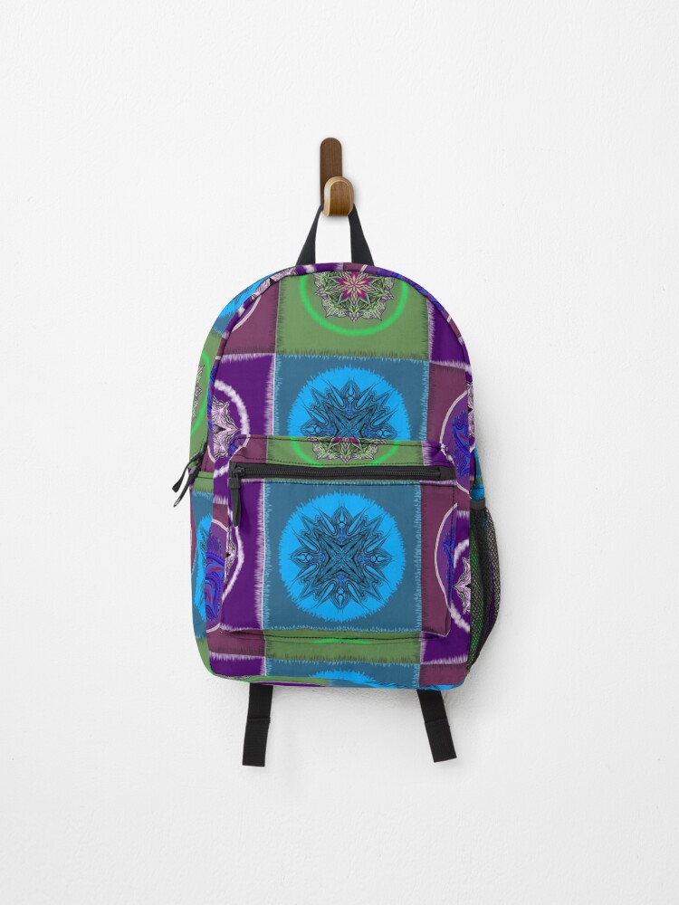 Thumbnail 1 of 3, Backpack, patchwork designed and sold by DragonflycreatN.