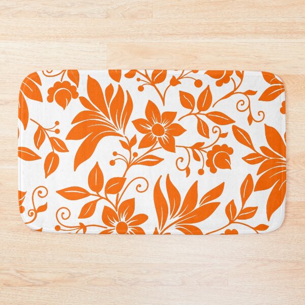 Item preview, Night Garden Flowers (Orange) designed and sold by Summer-Winter.