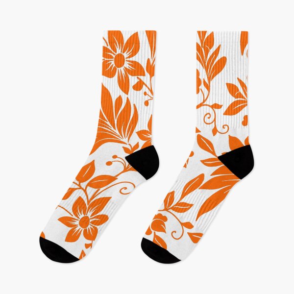 Item preview, Night Garden Flowers (Orange) designed and sold by Summer-Winter.