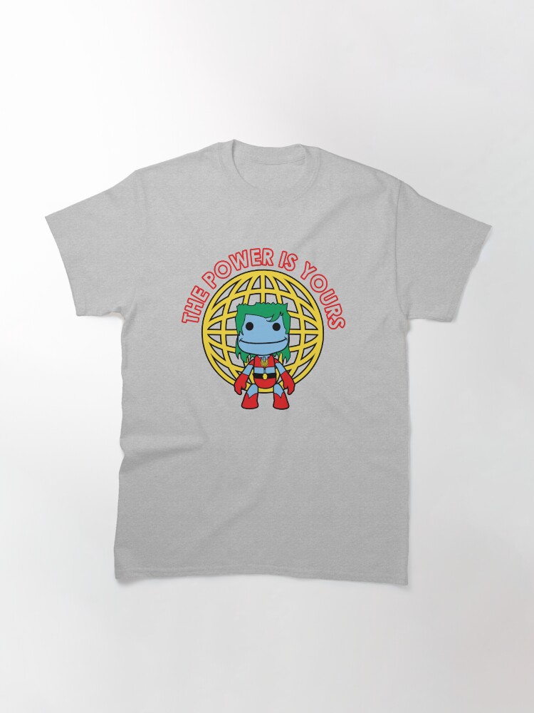 Alternate view of Captain Little Big Planet - Multiple Colors - Red Text Classic T-Shirt