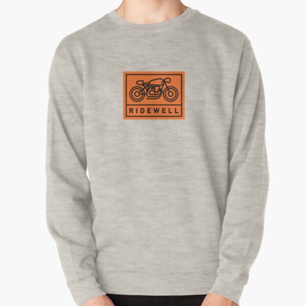 RIDEWELL Logo - Black on Orange Pullover Sweatshirt