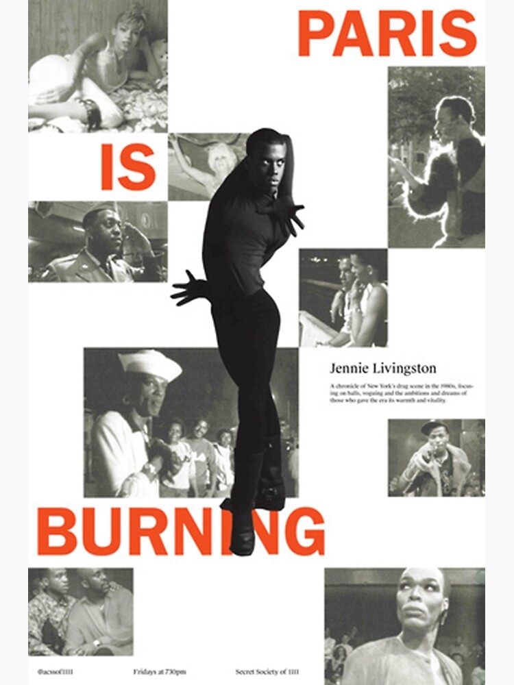 Disover Paris Is Burning Poster Premium Matte Vertical Poster