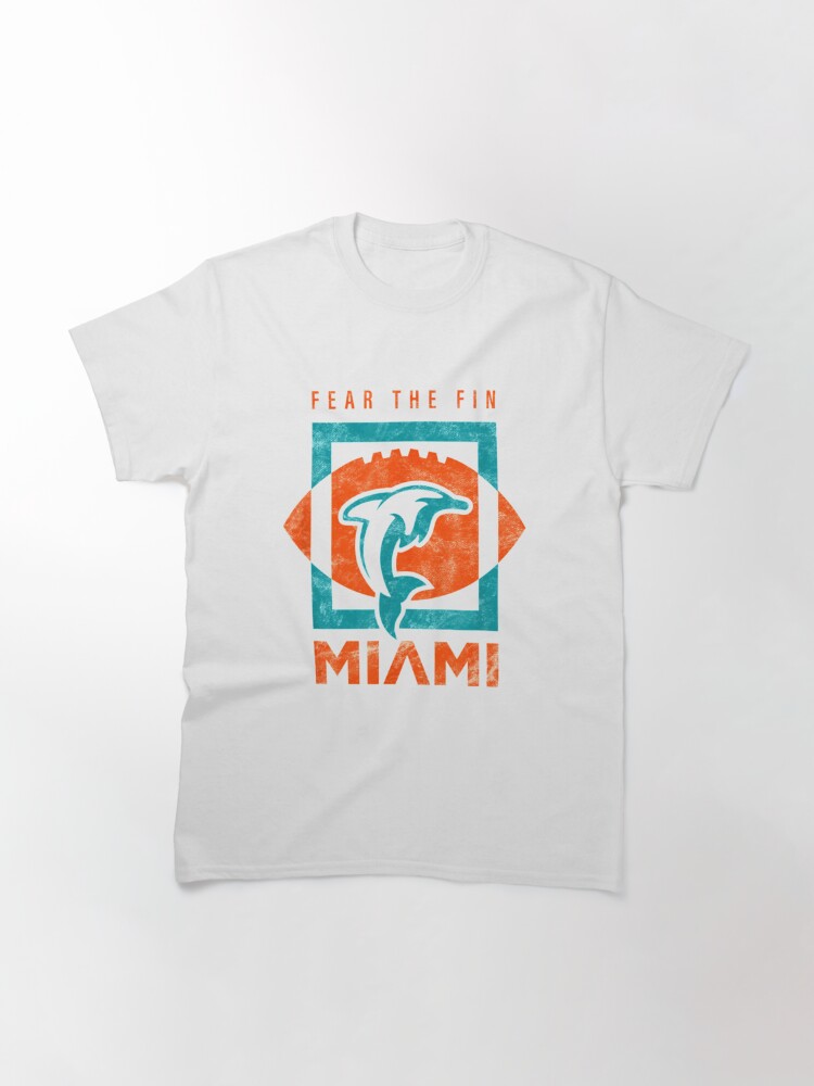 Vintage Dolphin Football Shirt Miami Dolphins Fan Gifts - Happy