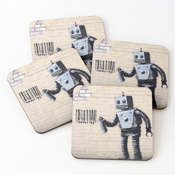 Item preview, Robot Barcode BanSky designed and sold by VrandaebithA.