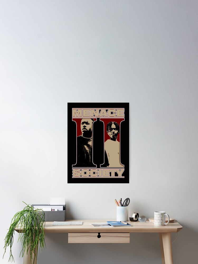 Thumbnail 2 of 3, Poster, Menace To Society Retro Vintage designed and sold by HopefullEE.