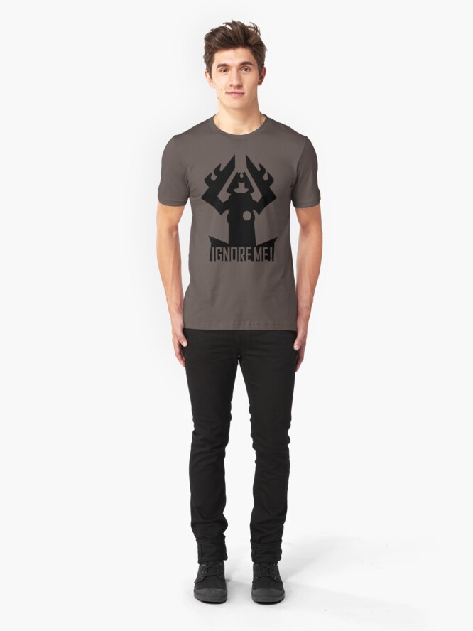 Alternate view of IGNORE ME! Slim Fit T-Shirt