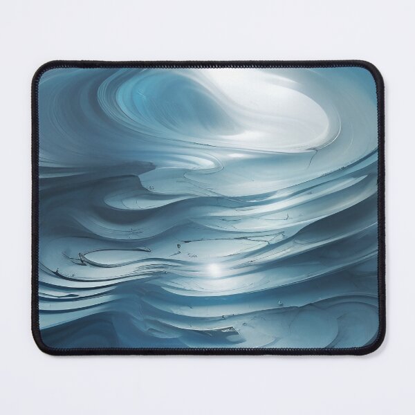 Item preview, Blue White Ice Swirl Glacial Caves designed and sold by deniselynnimage.