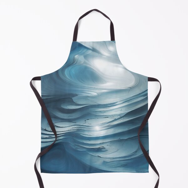 Item preview, Blue White Ice Swirl Glacial Caves designed and sold by deniselynnimage.
