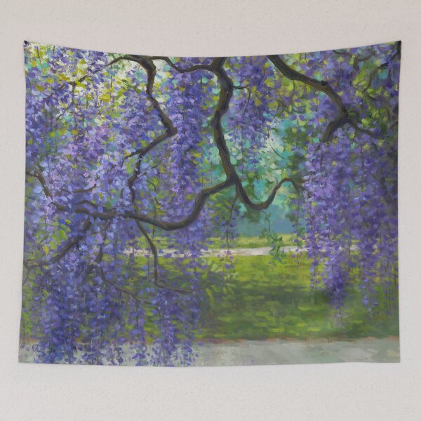 Item preview, Wisteria Wonders - Impressionist designed and sold by Livia Dias.