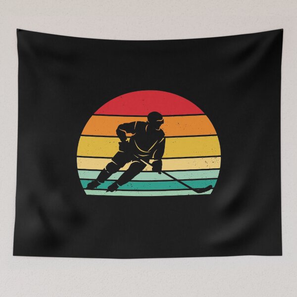 Artikelvorschau, Vintage Retro Hockey Bekleidung Eishockey Spieler Torwart Trainer entworfen und verkauft von rifatart.