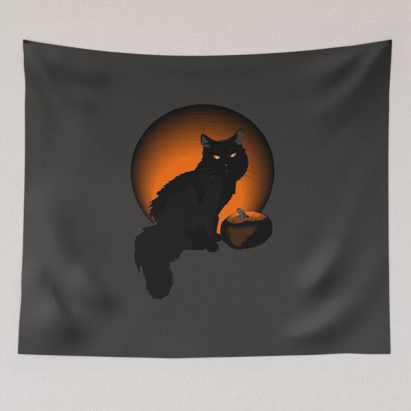 Item preview, Black Cat and Pumpkin  designed and sold by Nata-V.