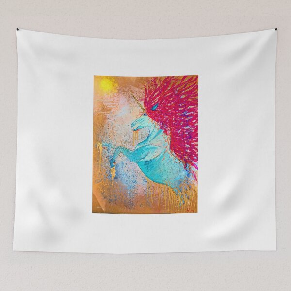 Item preview, Unicorn Dripping Gold designed and sold by Thebohohouseart.