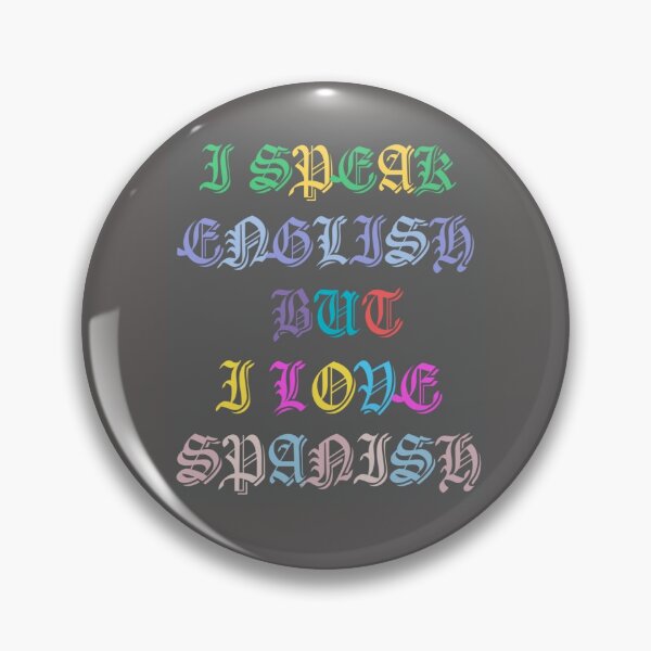Item preview, i speak english but i love in spanish designed and sold by MrSameeraTop.
