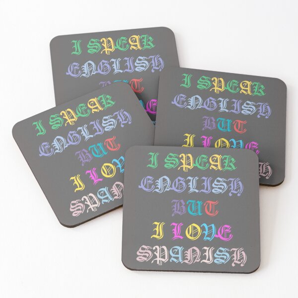 Item preview, i speak english but i love in spanish designed and sold by MrSameeraTop.