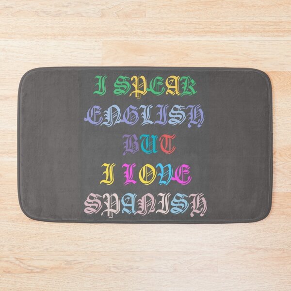 Item preview, i speak english but i love in spanish designed and sold by MrSameeraTop.