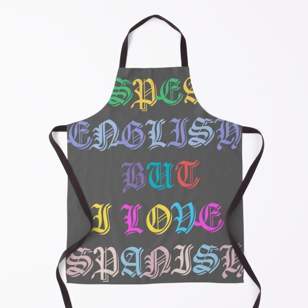 Item preview, i speak english but i love in spanish designed and sold by MrSameeraTop.