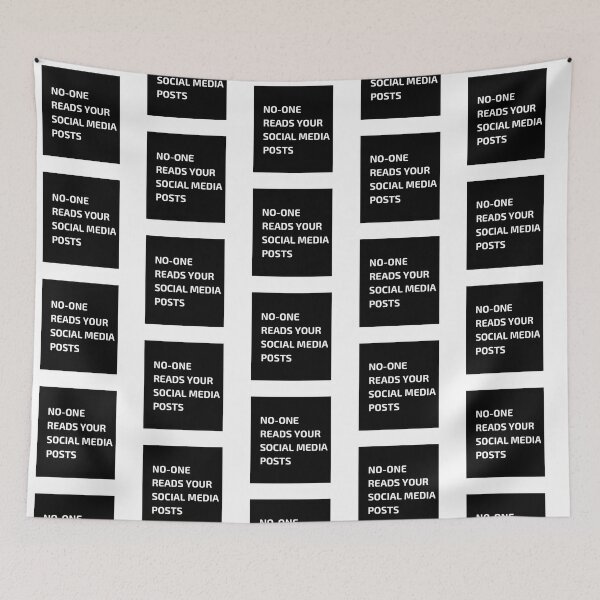 Item preview, No-one reads your social media posts designed and sold by Jonesyinc.