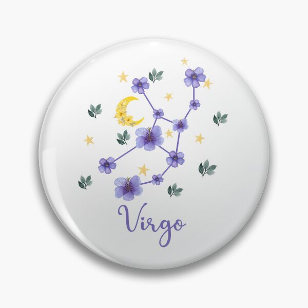 Item preview, Virgo Zodiac Wildflower Constellation designed and sold by GeeHanz.