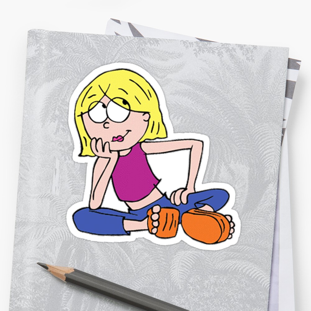 "Liz Cartoon" Sticker by georgiaxelise | Redbubble