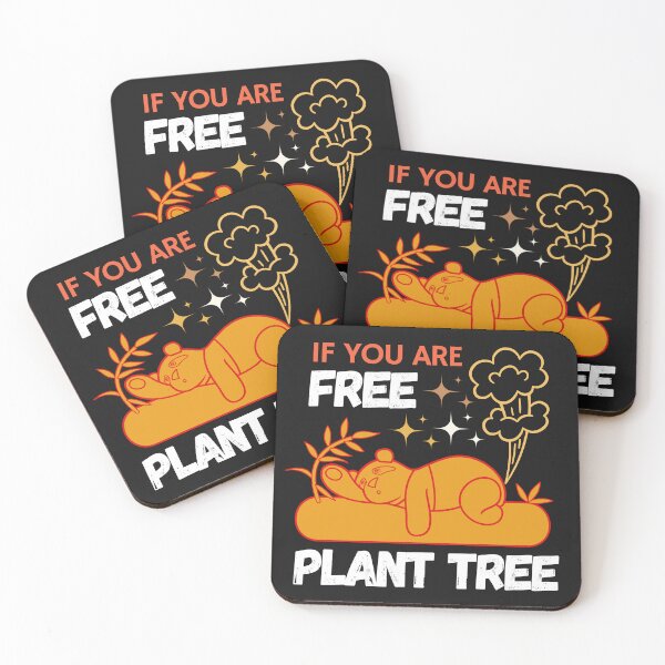 Item preview, If you are free plant tree funny sleeping panda, Save the earth, Make earth green, save the planet, save water, save soil designed and sold by dsignstore911.