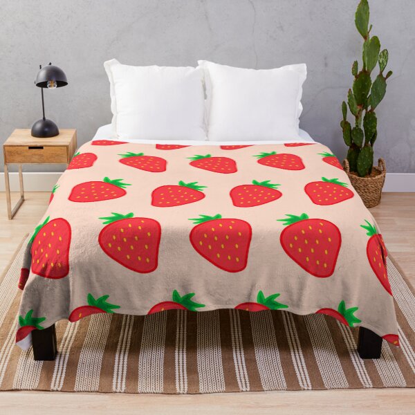 Artikelvorschau, Small medium strawberry pattern 1 entworfen und verkauft von LemonCreamyyyy.