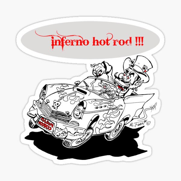 Inferno Hot Rod !!! (1) Sticker