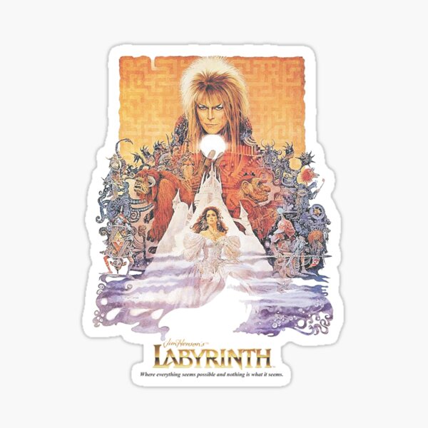 Labyrinth 1986 Sticker