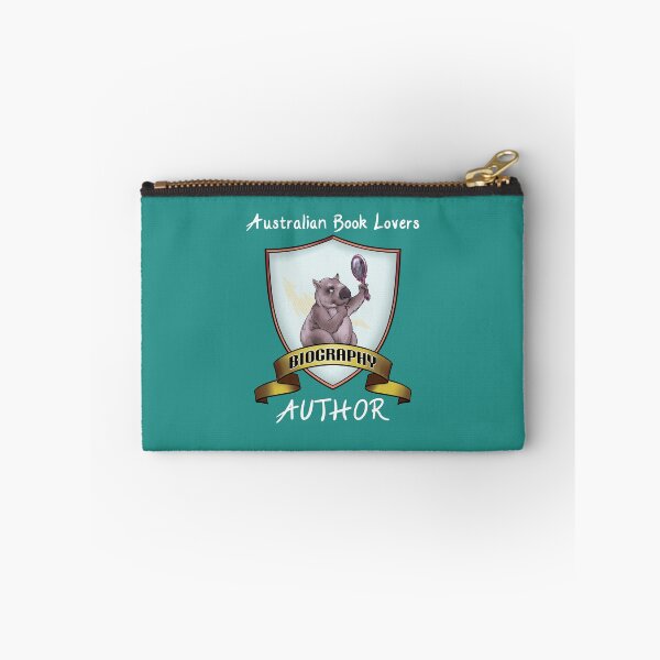 Item preview, ABL biography author - white text designed and sold by AusBookLovers.
