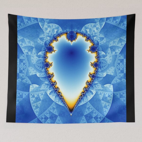 Item preview, Blue Inverted Mandelbrot designed and sold by Rupert Russell.