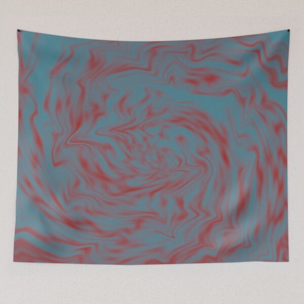 Item preview, Teal And Red Liquid Art designed and sold by Jason123za.
