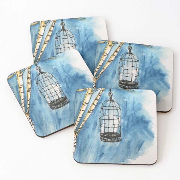 Item preview, birdcage watercolor designed and sold by kim tang.