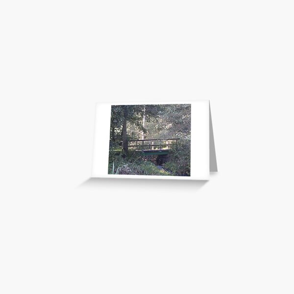 Bridge in the sunlight Greeting Card