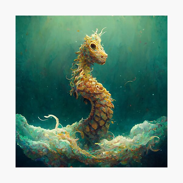 Item preview, god of seahorse designed and sold by shrineshop.