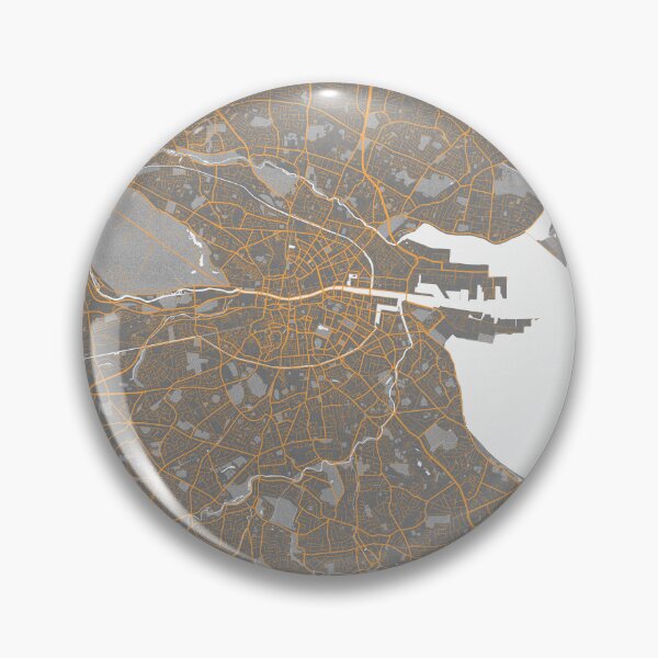Item preview, Dublin City Map of Ireland - Bauhaus designed and sold by deMAP.
