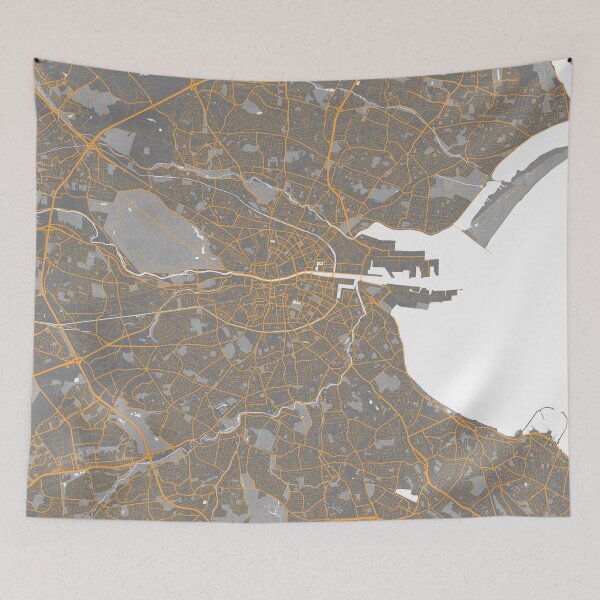 Item preview, Dublin City Map of Ireland - Bauhaus designed and sold by deMAP.