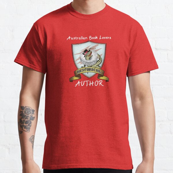 ABL historical fiction author - white text Classic T-Shirt