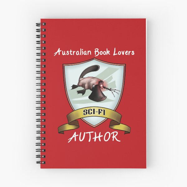 Item preview, ABL sci-fi author - white text designed and sold by AusBookLovers.