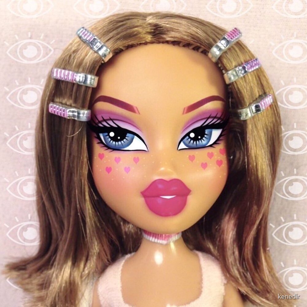 glam bratz doll print by kenedir redbubble