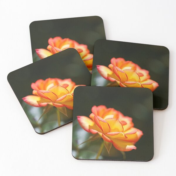 Item preview, Red Rimmed The Orange Rose designed and sold by Joy Watson - Natural Light Photography .